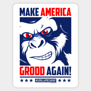 Grodd's America Sticker